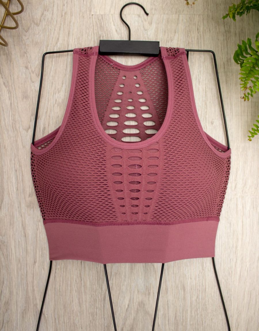 Αθλητικό Μπουστάκι Dry Fit Με Διπλές Τιράντες Στην Πλάτη Αθλητικό Μπουστάκι Δίχτυ Με Ανοίγματα