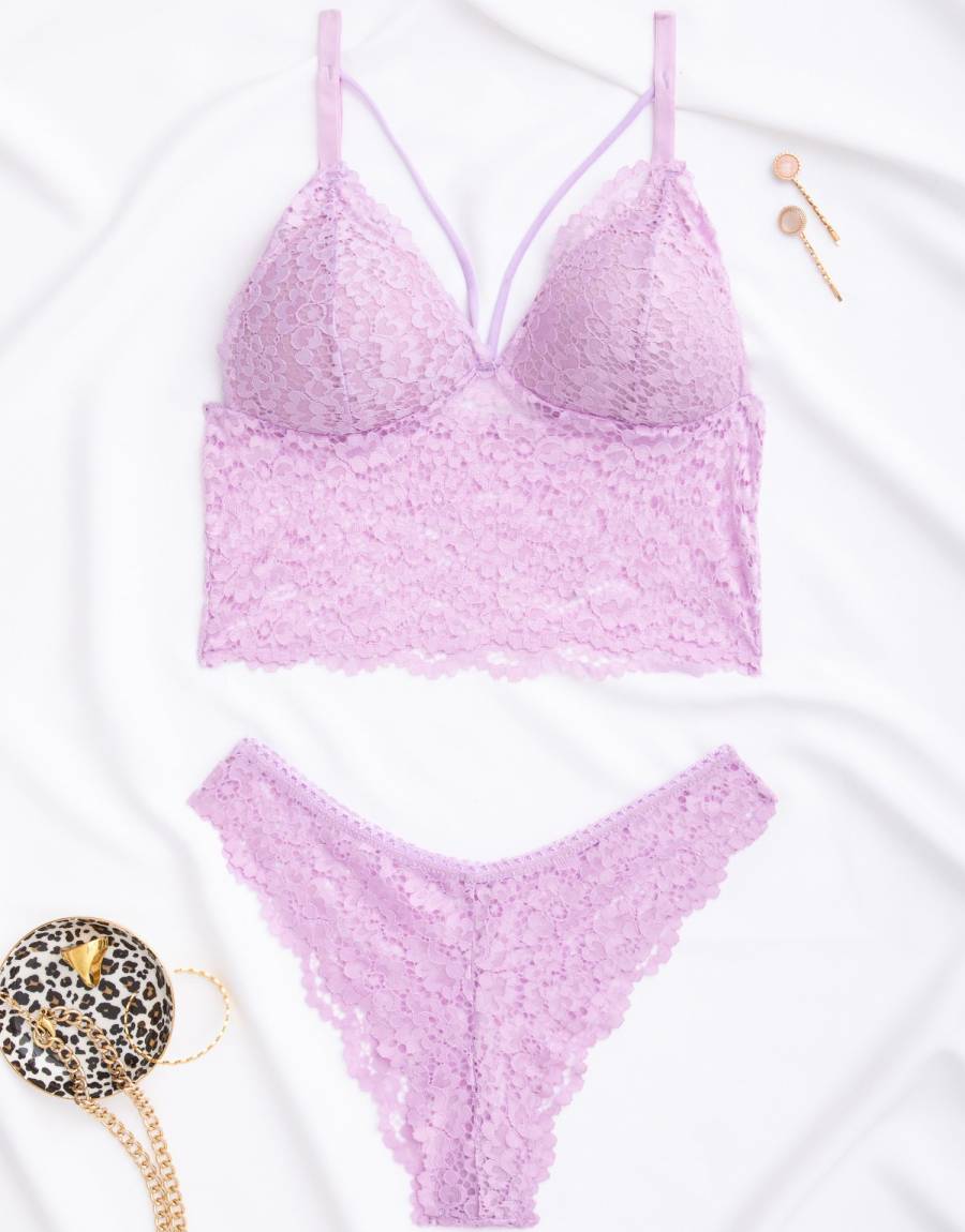 Σετ Bralette Μπουστάκι με V High Rise Brazil