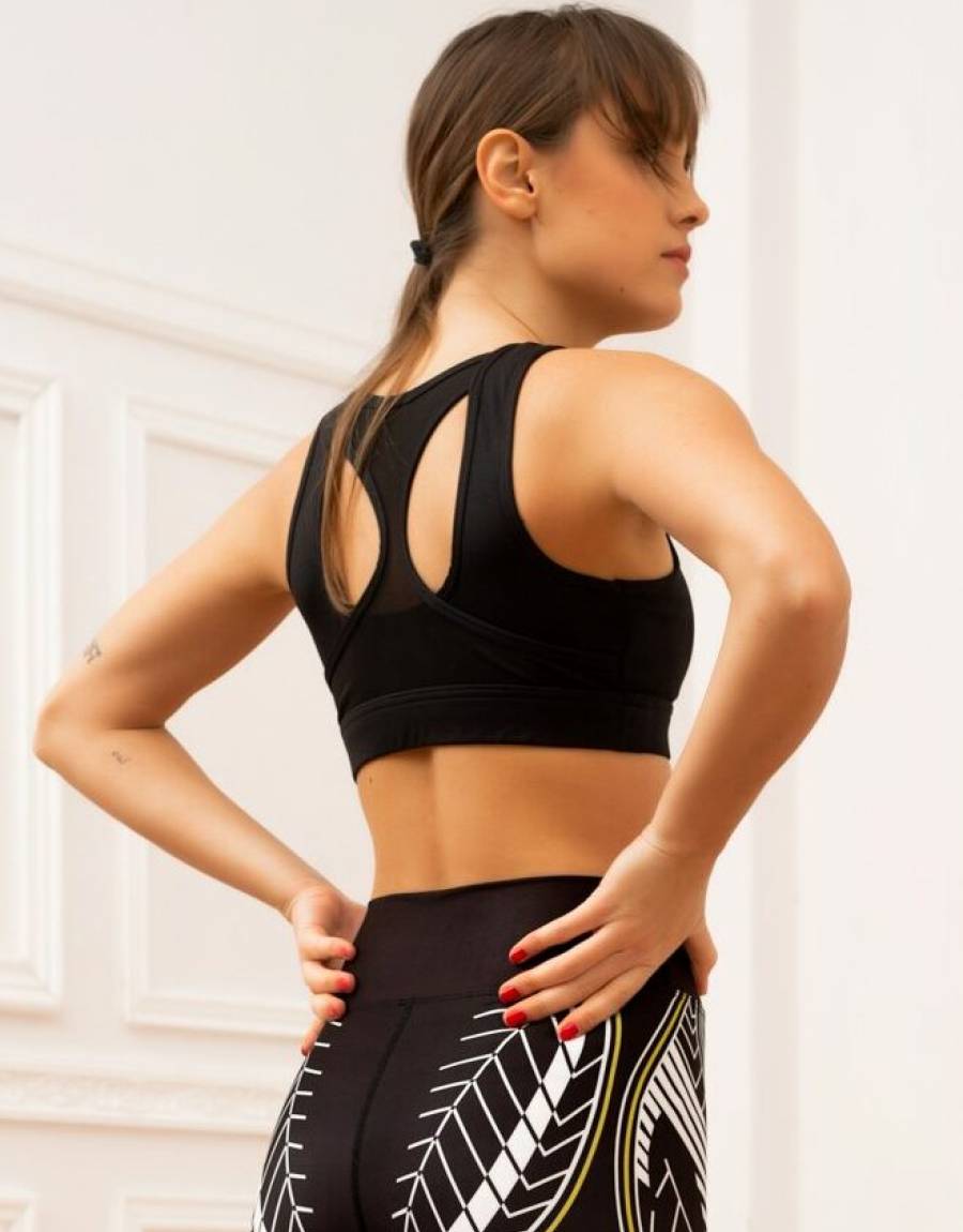 Αθλητικό Μπουστάκι Ενισχυμένο με Διαφάνεια