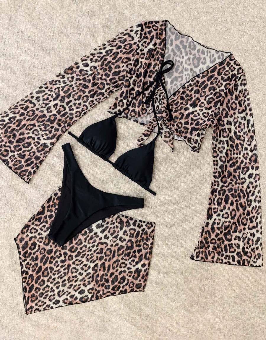 Μαγιό Μπικίνι Τρίγωνο με V High Rise Brazil & Σετ Θαλάσσης