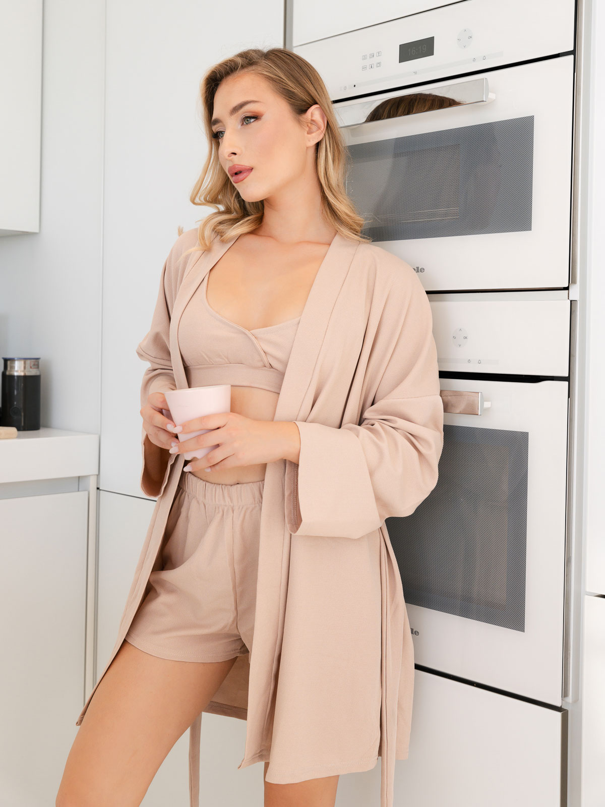 Σετ Πυτζάμα με Babydoll και Ρόμπα (3 pieces set)