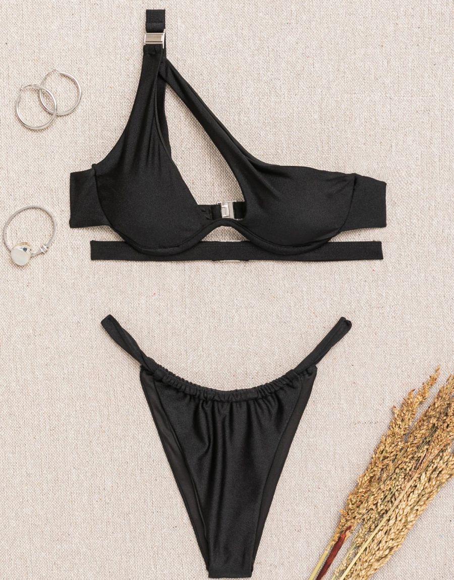 Μαγιό Μπικίνι Με Εντυπωσιακά Ανοίγματα Και Ρυθμιζόμενο Brazil