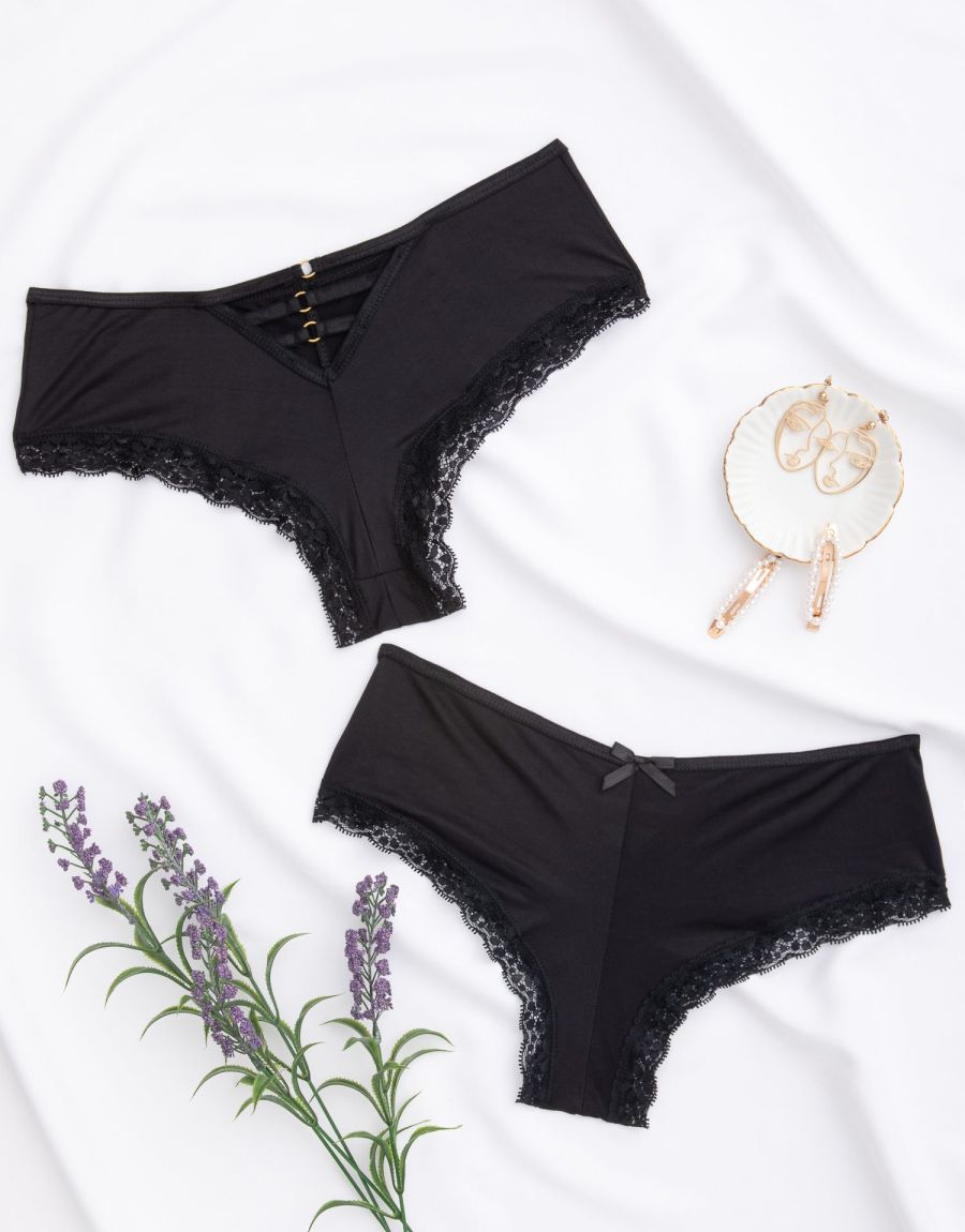 Brazil Λύκρα Σε V High Rise Γραμμή Με Κρικάκια